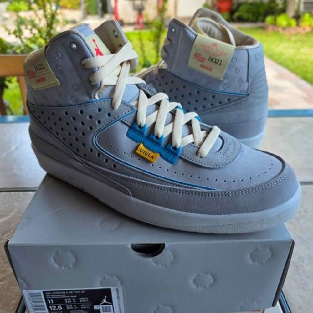 Air Jordan 2 x Union Grey Fog Size 11 DS $150